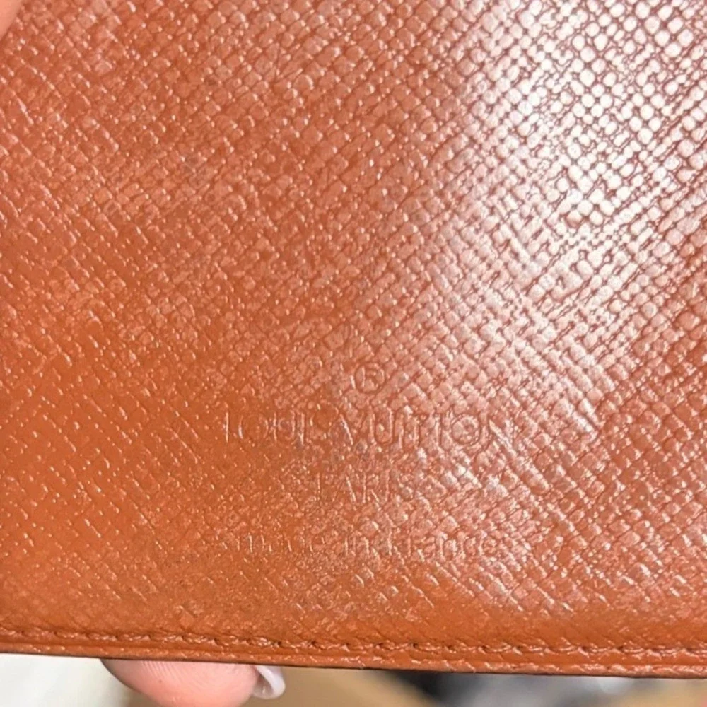 Louis Vuitton Monogram ID‎ Holder Wallet Brown Coated Canvas Made in France